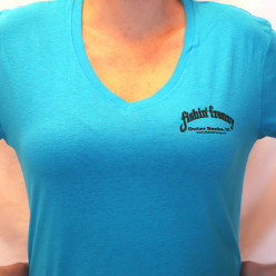 We have ladies V neck tees!